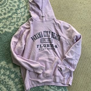Panama city purple sweatshirt